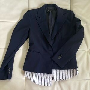 Navy zara blazer